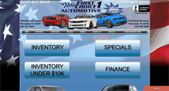 Desktop Screenshot of firstchoicepensacola.com
